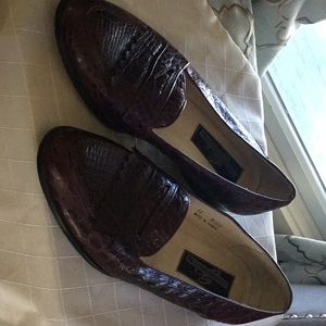 Giorgio Brutini Crocodile shoes